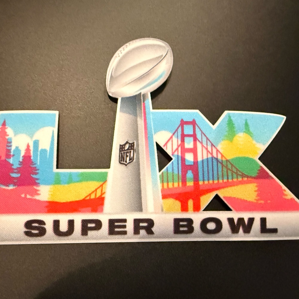 Super Bowl LX Printed Patch Seahawks/patriots San Francisco 2/8/2026